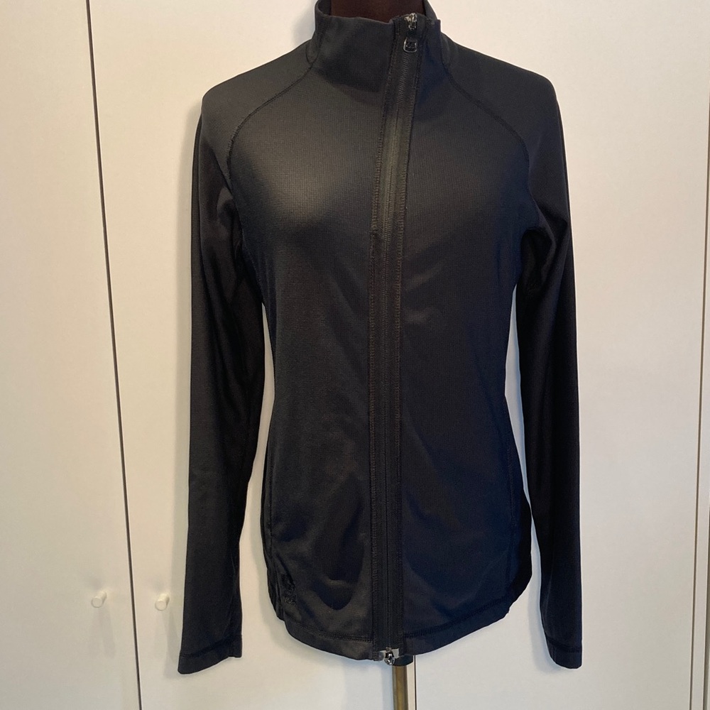 66 north vik wind pro light fleece zip up jacket Black L